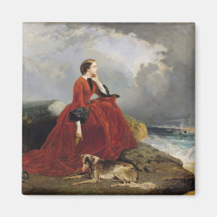 Empress Eugenie op Biarritz, 1858 Magneet