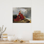 Empress Eugenie op Biarritz, 1858 Poster (Keuken)