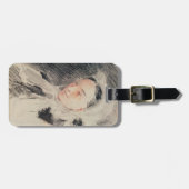 Empress Eugénie (zwarte en rode krijt) Bagagelabel (Voorkant horizontaal)