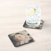 Empress Eugénie (zwarte en rode krijt) Bier Onderzetter (Rechterzijde)