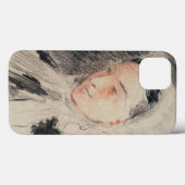 Empress Eugénie (zwarte en rode krijt) Case-Mate iPhone Case (Achterkant (horizontaal))