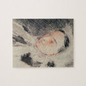 Empress Eugénie (zwarte en rode krijt) Legpuzzel (Horizontaal)