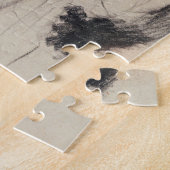 Empress Eugénie (zwarte en rode krijt) Legpuzzel (Zijkant)