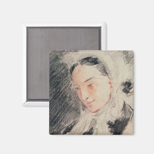 Empress Eugénie (zwarte en rode krijt) Magneet (Voorkant / Achterkant)