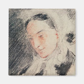 Empress Eugénie (zwarte en rode krijt) Magneet (Voorkant)