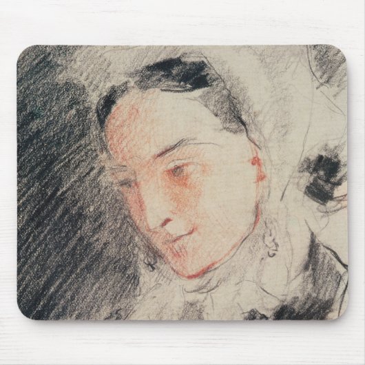 Empress Eugénie (zwarte en rode krijt) Muismat (Voorkant)