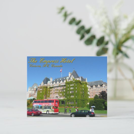Empress Hotel Briefkaart (Staand voorkant)