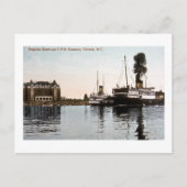 Empress Hotel en C.P.R. Steamers, Victoria, B.C. Briefkaart (Voorkant)