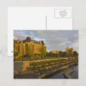 Empress Hotel en Inner Harbor waterfront Briefkaart (Voorkant / Achterkant)