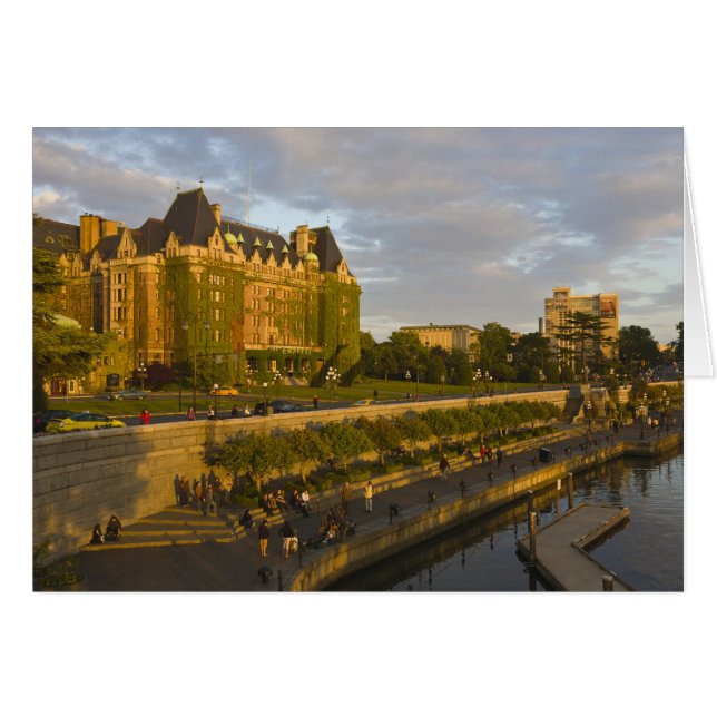Empress Hotel en Inner Harbour waterfront, (Voorkant Horizontaal)