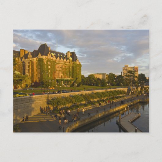 Empress Hotel en Inner Harbour waterfront, Briefkaart (Voorkant)