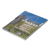 Empress Hotel en standbeeld van kapitein James Coo Notitieblok (Linkerzijde)