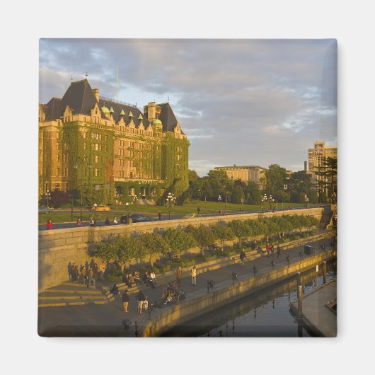 Empress Hotel en waterkant van de Inner Harbour Magneet (Voorkant)