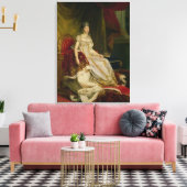 Empress Josephine 1808 Canvas Afdruk (Insitu (Woonkamer))