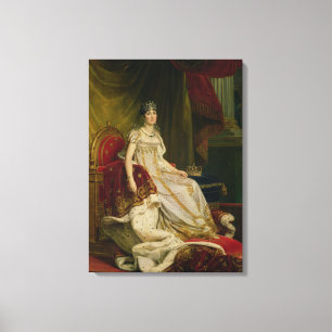 Empress Josephine 1808 Canvas Afdruk