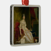 Empress Josephine 1808 Metalen Ornament (Rechts)