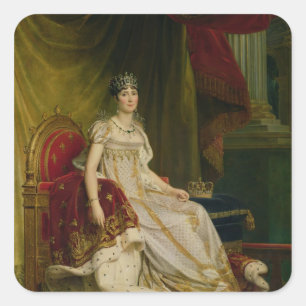 Empress Josephine 1808 Vierkante Sticker