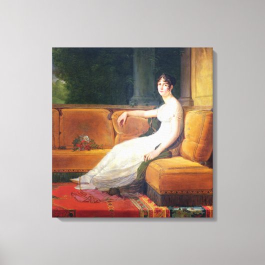 Empress Josephine at Malmaison, c.1801 Canvas Afdruk (Voorkant)