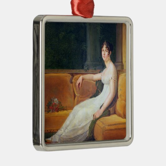 Empress Josephine at Malmaison, c.1801 Metalen Ornament (Rechts)