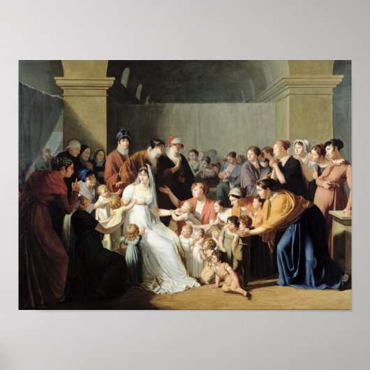 Empress Josephine From the Children, 1806 Poster (Voorkant)