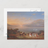 Empress Josephine komt Napoleon bezoeken Briefkaart (Voorkant / Achterkant)