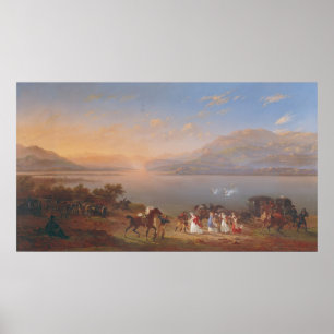 Empress Josephine komt Napoleon bezoeken Poster