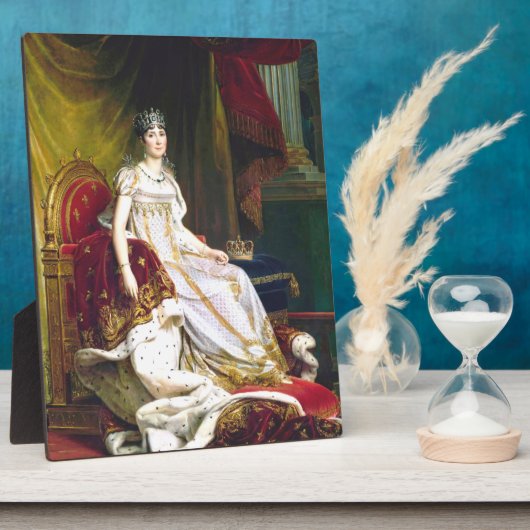 Empress Josephine Portrait 1808 Fotoplaat (Zijkant)