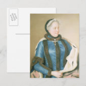 Empress Maria Theresa van Oostenrijk, c.1770 Briefkaart (Voorkant / Achterkant)