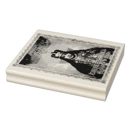 Empress Menen Jah Rastafari Wood Art Stamp Rubberstempel