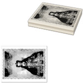 Empress Menen Jah Rastafari Wood Art Stamp Rubberstempel (Gestempeld)