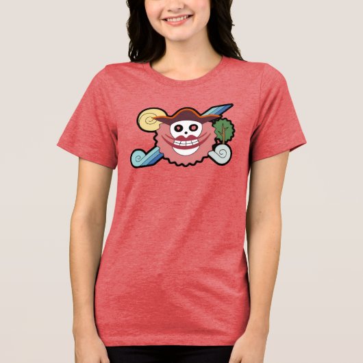 🍰⚡Empress of Chaos Tee – Thunder Queen Edition👑 Tri-Blend Shirt (Voorkant)