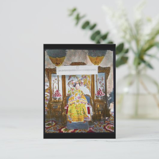 Empress of China  Glass Slide Briefkaart (Staand voorkant)