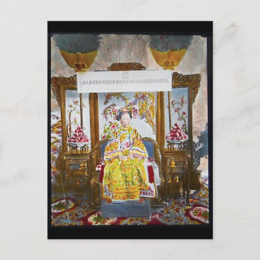 Empress of China  Glass Slide Briefkaart (Voorkant)