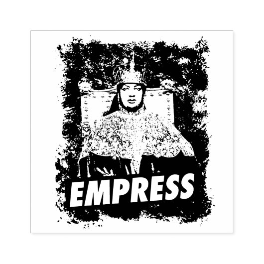 Empress of Ethiopia - Royal - Jah Rastafari Stamp Rubberstempel (Afrduk)