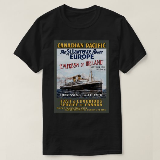 Empress of Ireland T-shirt (Design voorkant)