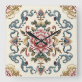 Empress Radiance Vierkante Klok (Voorkant)