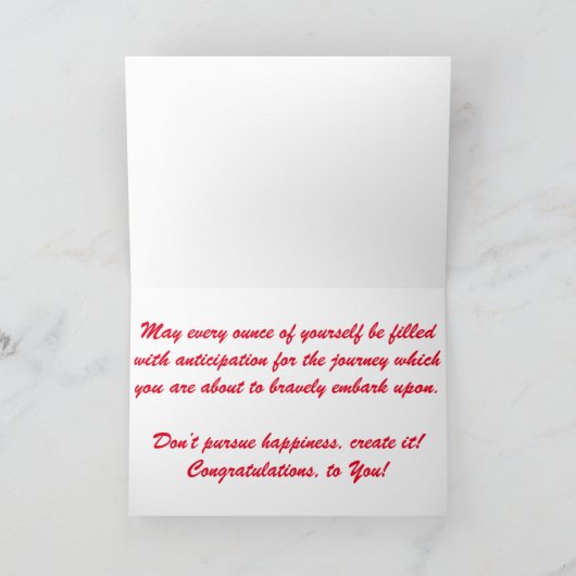 "EMPRESS Riverboat" Congratulatory Card Kaart (Binnen)