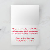 "EMPRESS Riverboat" Verjaardagskaart Kaart (Binnen)