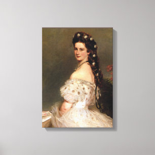 Empress Sisi Canvas Afdruk