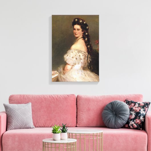 Empress Sisi Canvas Afdruk (Insitu (Woonkamer))