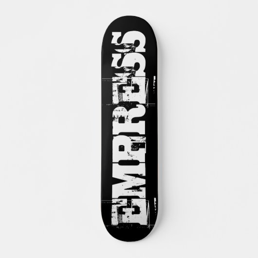 EMPRESS Skateboard, 7¾" Dek Persoonlijk Skateboard (Voorkant)