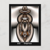 Empress Tarot Card Briefkaart (Voorkant)