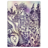 Empress Tarot Card Klembord (Achterkant)