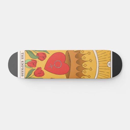 Empress tarot card major arcana feminine persoonlijk skateboard (Horizontaal)
