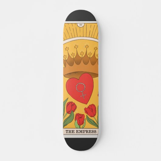 Empress tarot card major arcana feminine persoonlijk skateboard (Voorkant)