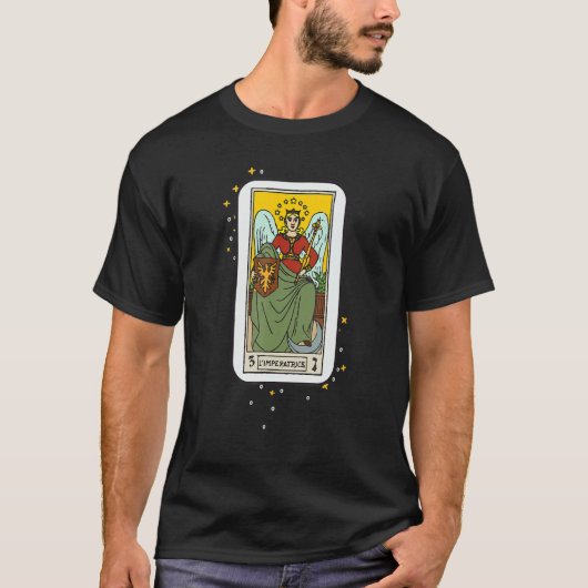 Empress Tarot Kaart occult Beliefs Divination Magi T-shirt (Voorkant)