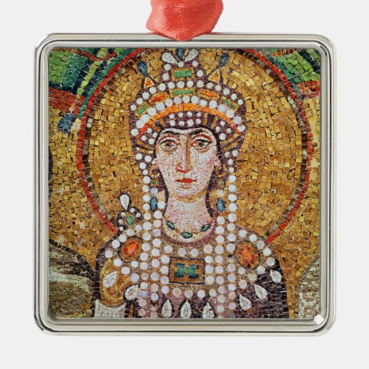 Empress Theodora Metalen Ornament (Voorkant)