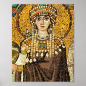 Empress Theodora Mosaic Poster (Voorkant)