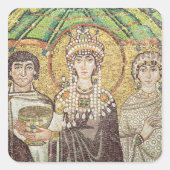 Empress Theodora Vierkante Sticker (Voorkant)