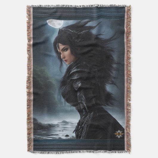 Empress Vampire Hunter AI Concept Art van Xzendor7 Deken (Voorkant Verticaal)